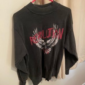 Anine Bing Revolution Sweatshirt Size Small